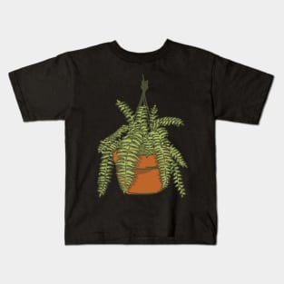 Fern Polypodiophyta Kids T-Shirt